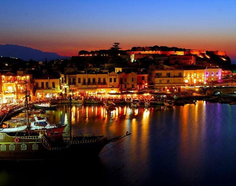 Sea View Cozy Studio Near Center Of Rethymno Town Luaran gambar