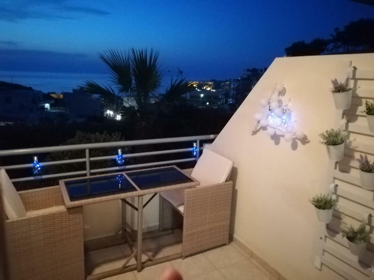 Sea View Cozy Studio Near Center Of Rethymno Town Luaran gambar