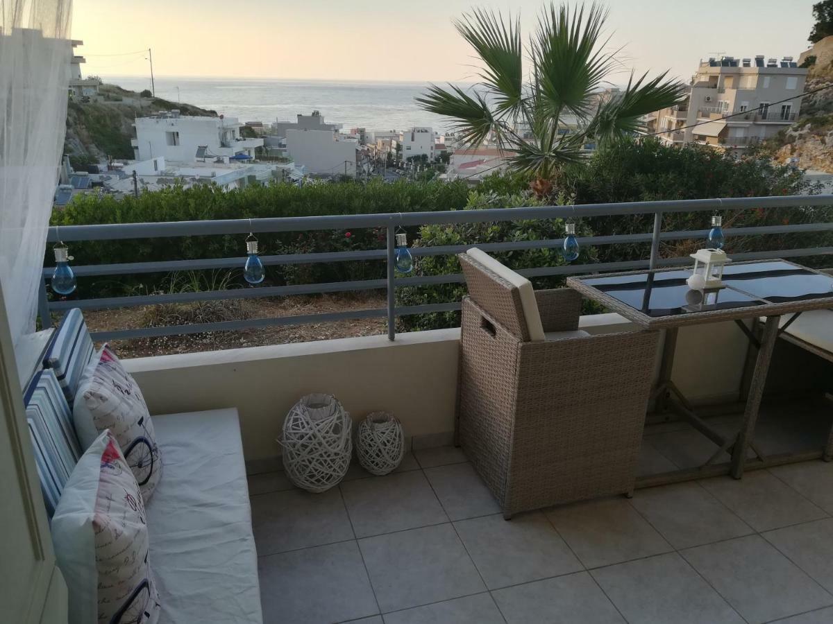 Sea View Cozy Studio Near Center Of Rethymno Town Luaran gambar