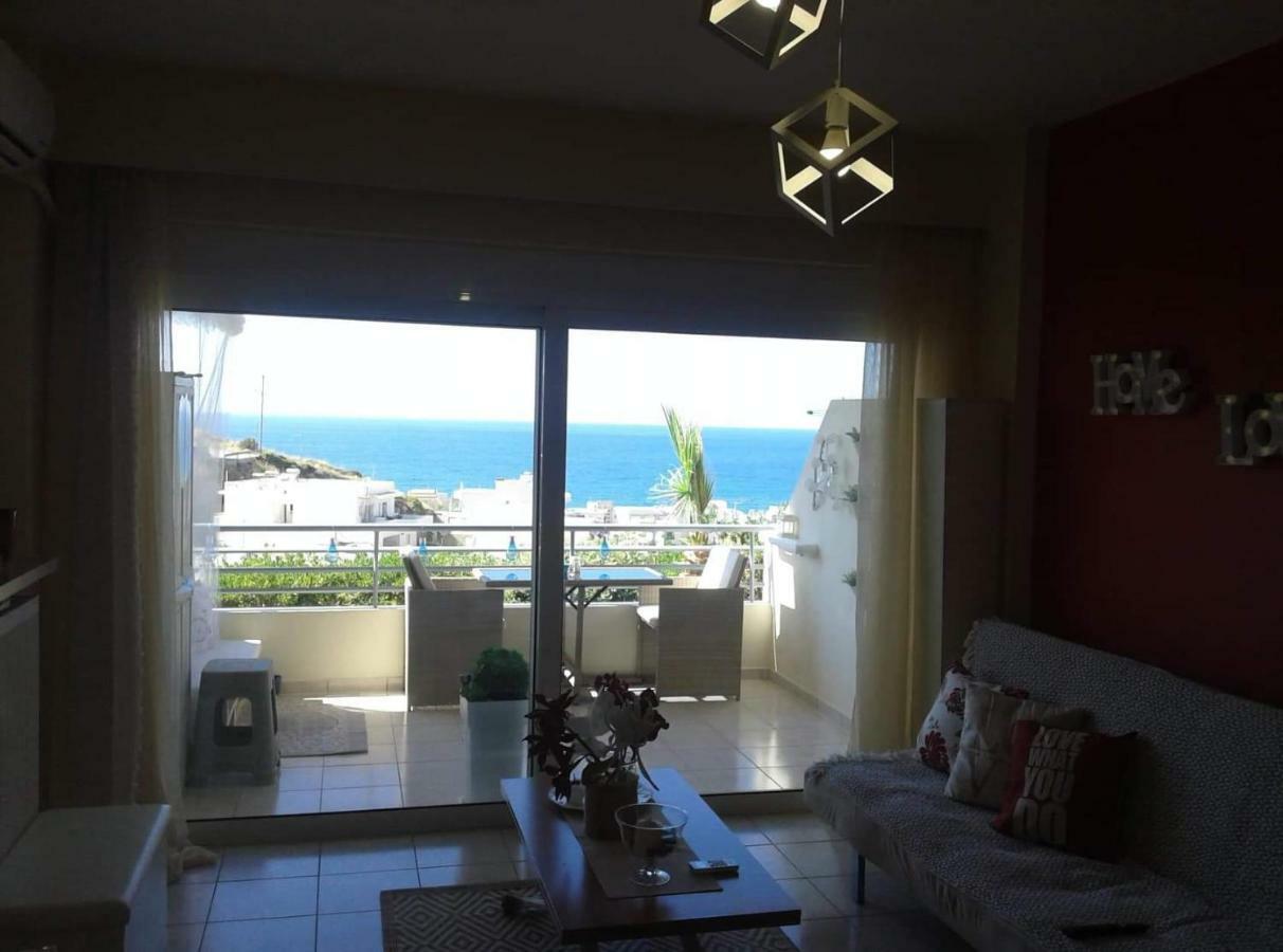 Sea View Cozy Studio Near Center Of Rethymno Town Luaran gambar