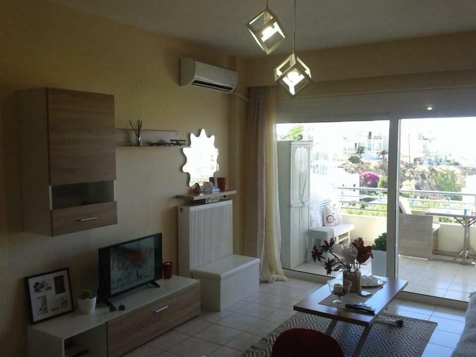 Sea View Cozy Studio Near Center Of Rethymno Town Luaran gambar